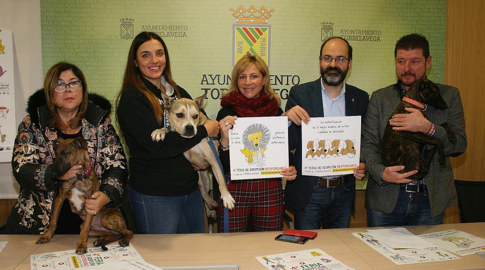 La IV Feria de Adopción Responsable reunirá este domingo un centenar de perros abandonados en Torrelavega