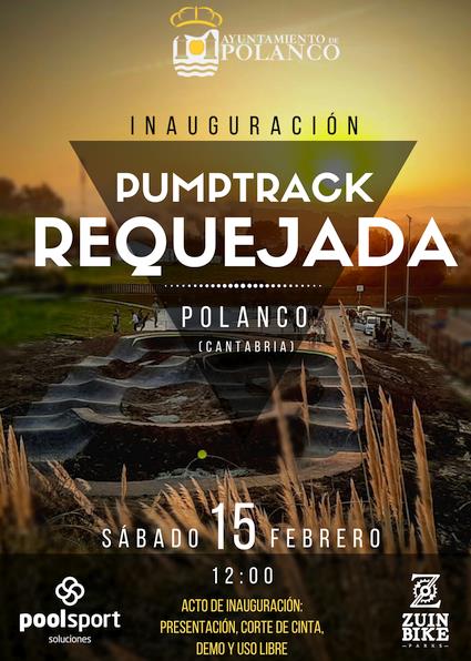 Este sábado se inaugura la pista de Pump Track de Requejada