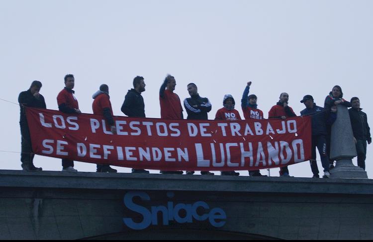 Foto de archivo de movilizaciones de trabajadores de SNIACE