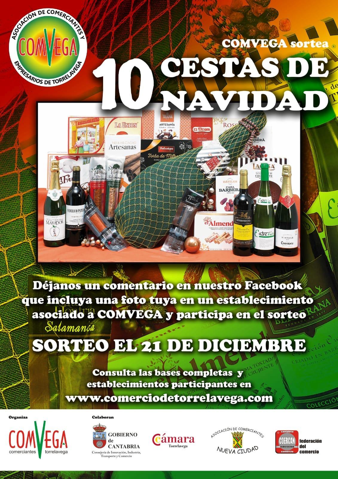  COMVEGA sortea diez cestas de Navidad