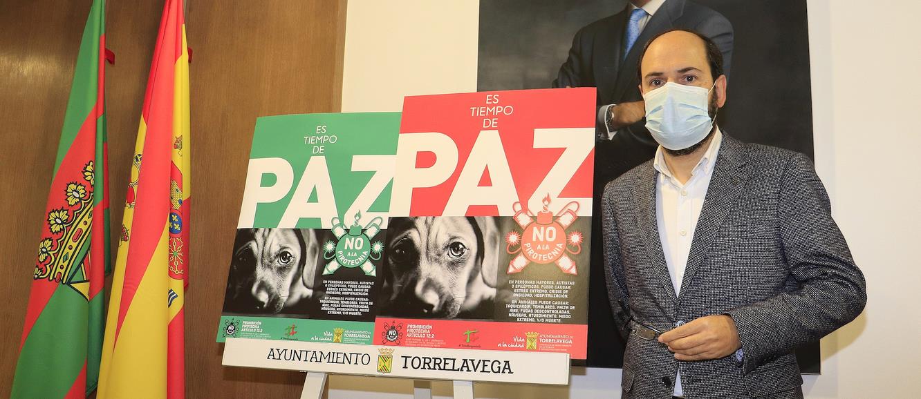  «Es tiempo de Paz», campaña sobre el buen uso de la pirotecnia del Ayuntamiento de Torrelavega