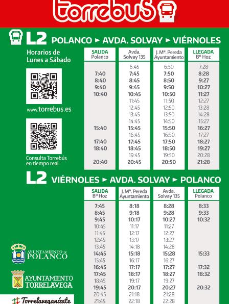  El primer viaje del Torrebus a Polanco será el próximo 29 de enero