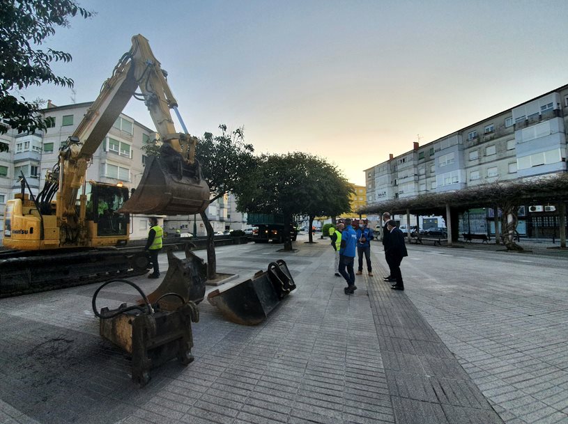  Comienzan las obras de acondicionamiento de la Plaza Covadonga