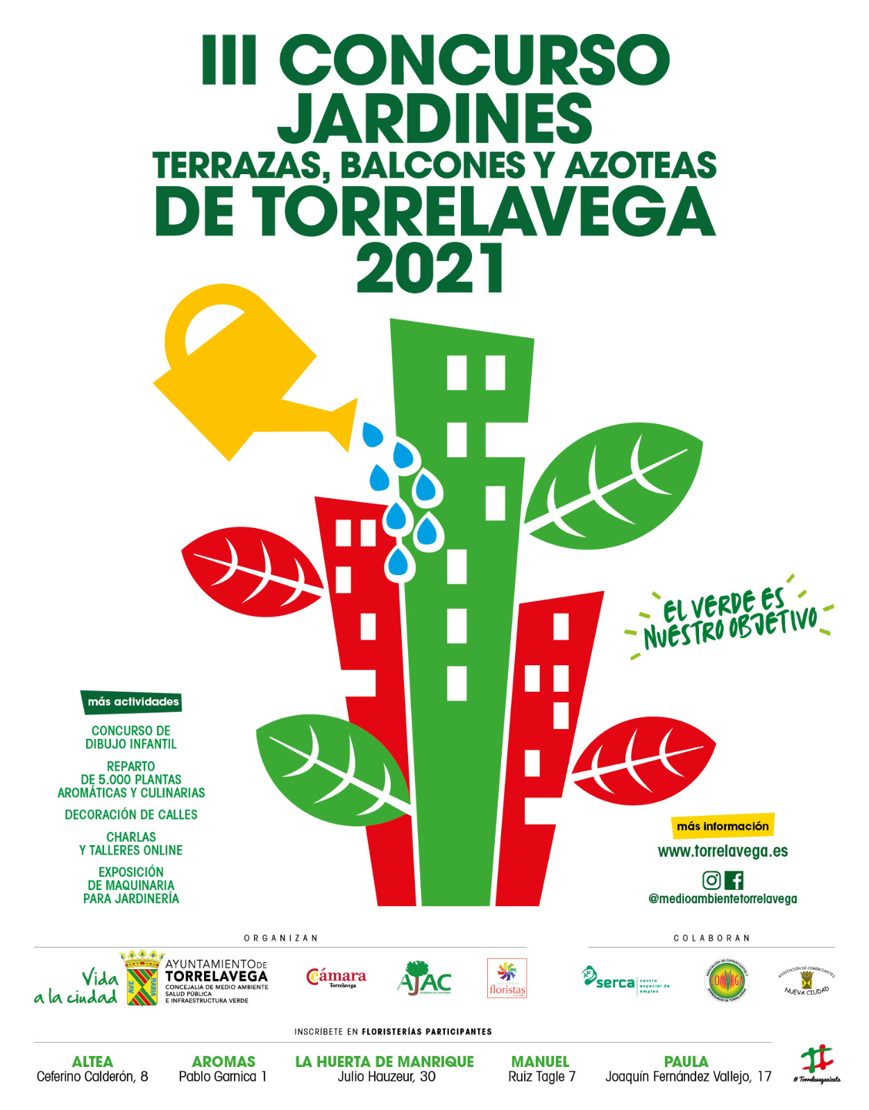  Bases del III Concurso de Jardines, Terrazas, Balcones y Azoteas de Torrelavega