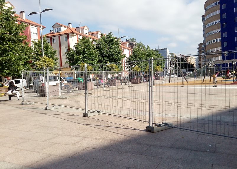  Comienza el vallado del futuro parque acuático en La Llama