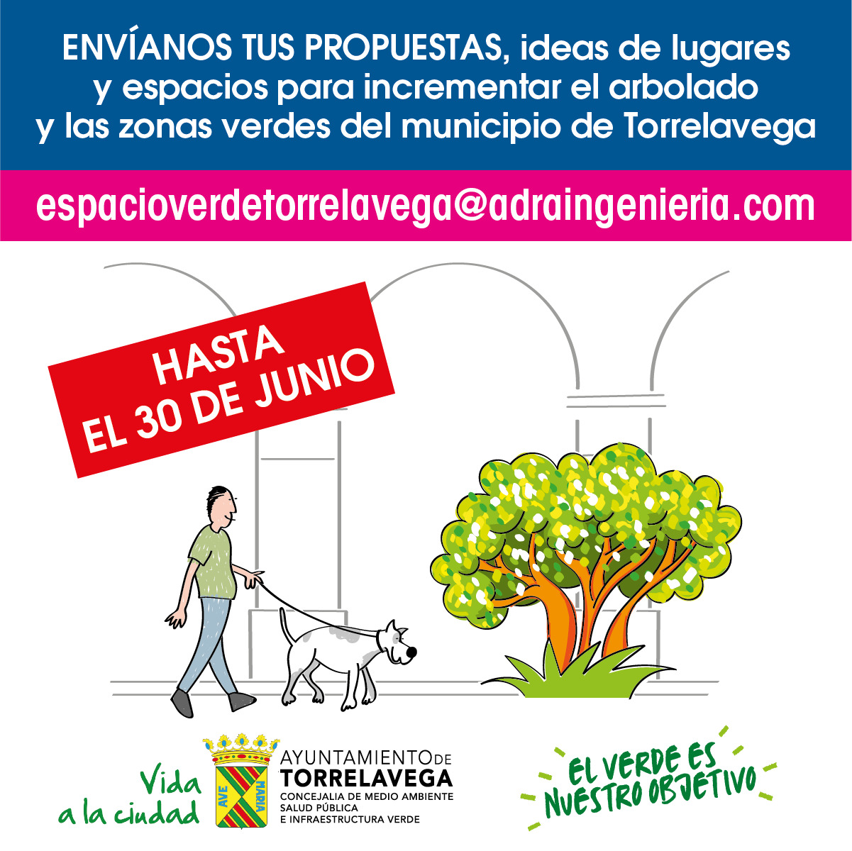  Envía tus propuestas para zonas verdes