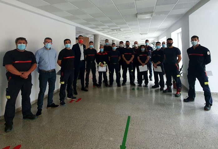  Finaliza la formación integral de los bomberos eventuales del SCIS de Torrelavega