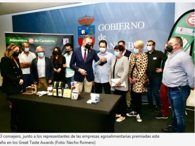 Guillermo Blanco felicita a las empresas agroalimentarias premiadas este año en los Great Taste Awards