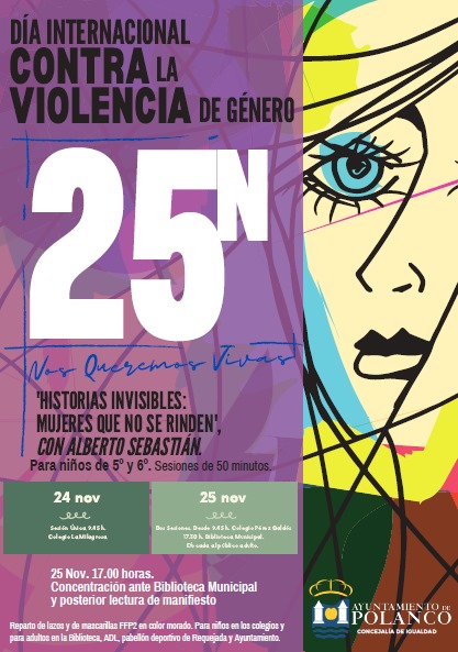 Polanco conmemora el 25N con una concentración ciudadana, lectura de un manifiesto y actividades de sensibilización para escolares