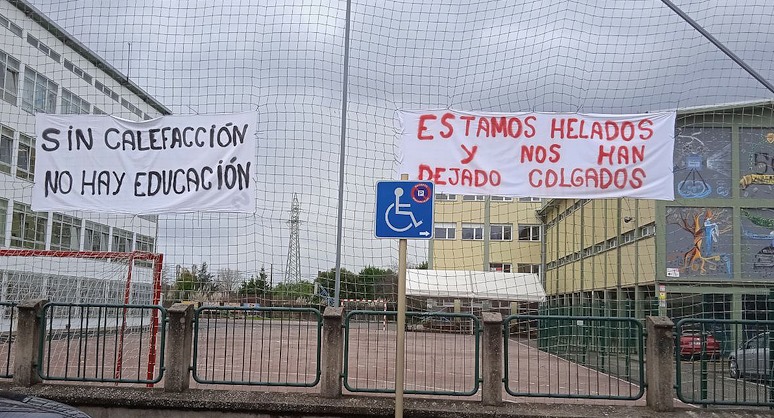  La Junta de Personal docente exige ‘soluciones inmediatas’ al problema de la calefacción en el Instituto Besaya de Torrelavega