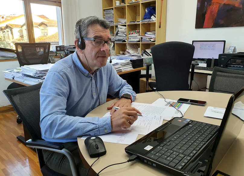 El concejal responsable de Aguas Torrelavega, Pedro Pérez Noriega