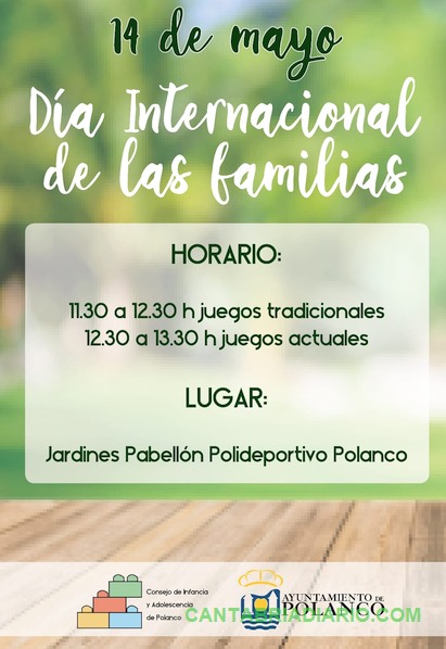  Polanco celebra el sábado el Día de las Familias para fomentar que padres e hijos jueguen juntos