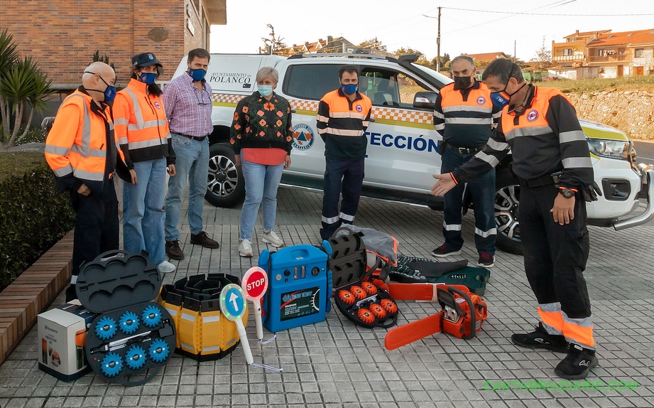  Polanco recibe 18.000 euros en tres subvenciones para mejorar los equipos de Protección Civil