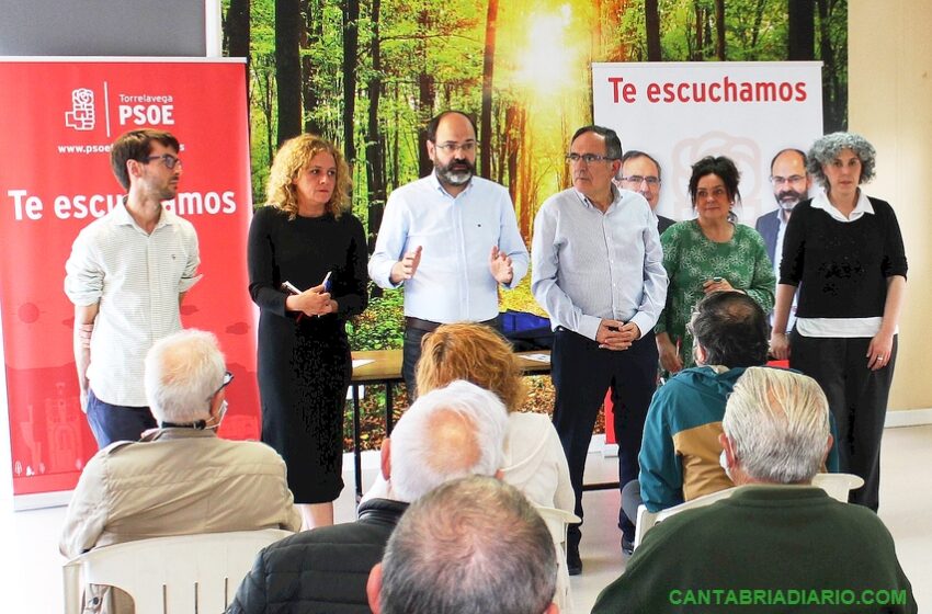  El PSOE reanuda sus encuentros en barrios de Torrelavega y abre un email y WhatsApp para recibir propuestas y consultas