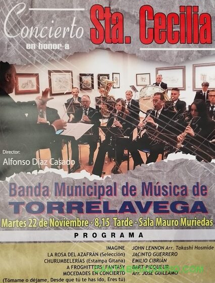  Concierto de la Banda Municipal de Música para festejar Santa Cecilia