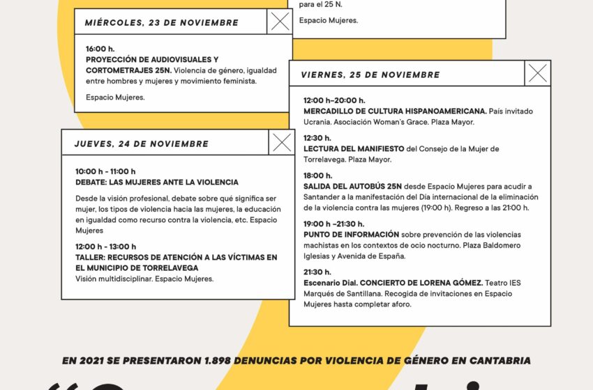 Este 25 de noviembre se celebra el Día Internacional de la Violencia Contra la Mujer bajo el lema ‘Queremos dejar de contar’