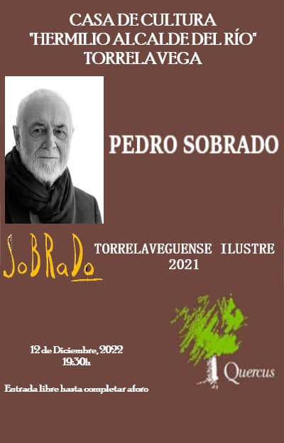 Quercus nombra Torrelaveguense Ilustre al pintor Pedro Sobrado