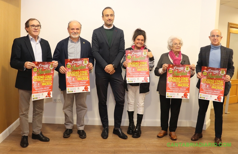 Concierto de Navidad de la Coral de Torrelavega el 23 de diciembre en la Iglesia de La Asunción