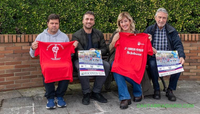 Medio millar de inscritos en la carrera popular de Nochebuena de Polanco dedicada a Nardo Aylón