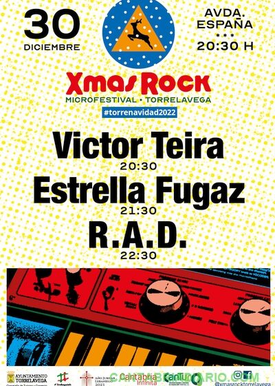 Torrelavega incorpora a la programación navideña el microfestival ‘Xmas Rock’