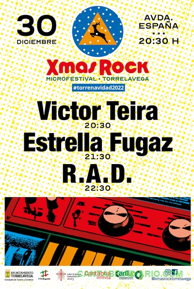 Torrelavega incorpora a la programación navideña el microfestival ‘Xmas Rock’