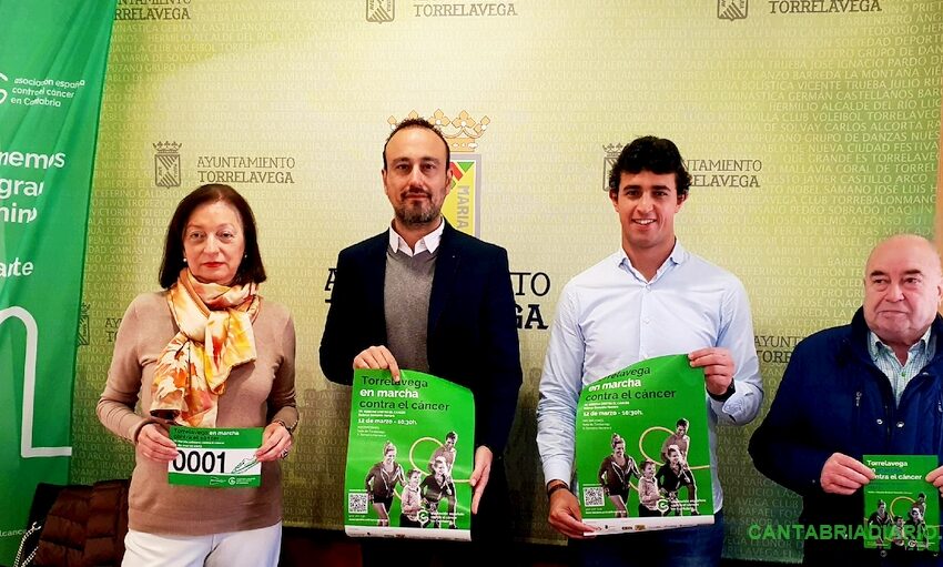 La VII Marcha Contra el Cáncer de Torrelavega se celebrará el 12 de marzo