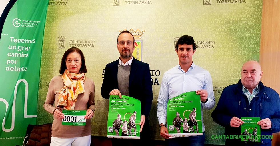 La VII Marcha Contra el Cáncer de Torrelavega se celebrará el 12 de marzo