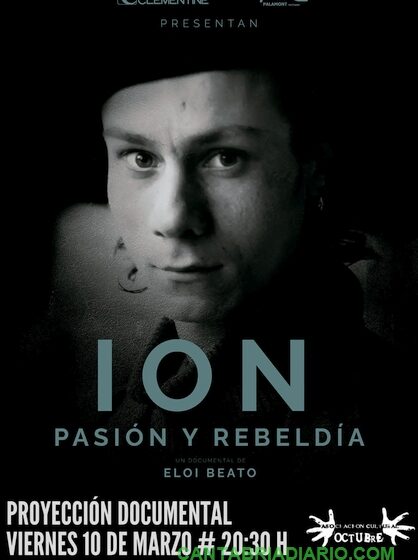 La Asociación Cultural Octubre acogerá la proyección del documental «Ion, pasión y rebeldía»