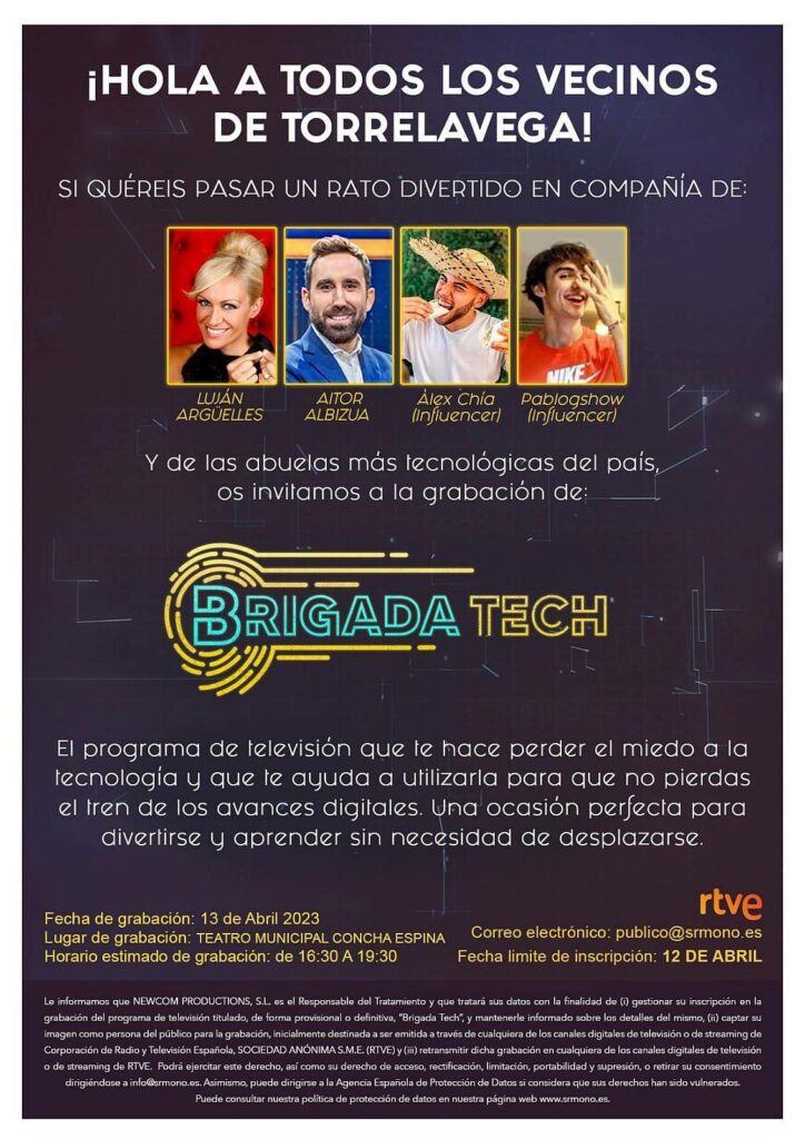 Torrelavega acogerá la grabación del programa de TVE ‘Brigada Tech’