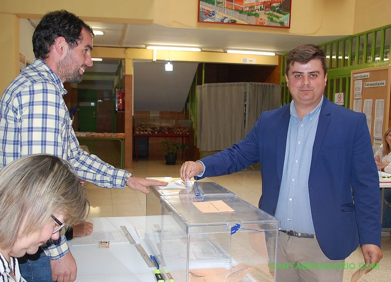 El candidato PP Miguel Ángel Vargas