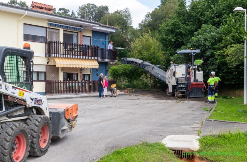  Polanco ejecuta un plan de asfaltado con un centenar de actuaciones