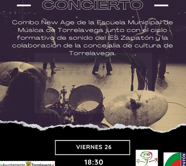 Concierto de la Escuela Municipal de Música y del IES Zapatón en la Plaza Baldomero Iglesias