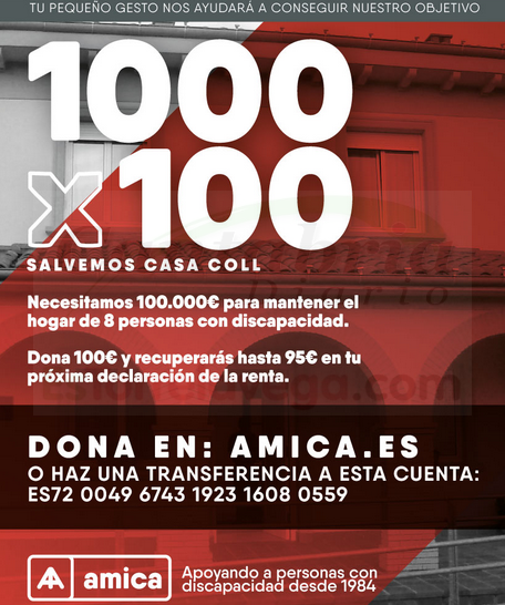 Amica supera los 53.000€ en donaciones para la adquisición de la Casa Coll