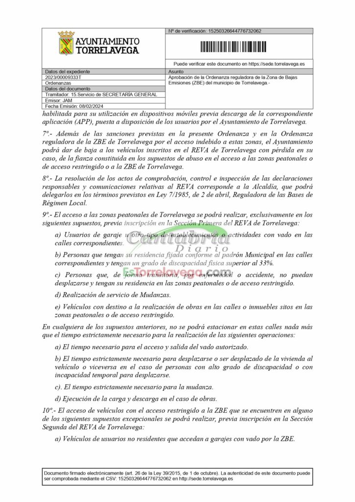 Aquí está el borrador de ordenanza de la Zona de Bajas Emisiones, con sus exclusiones y multas