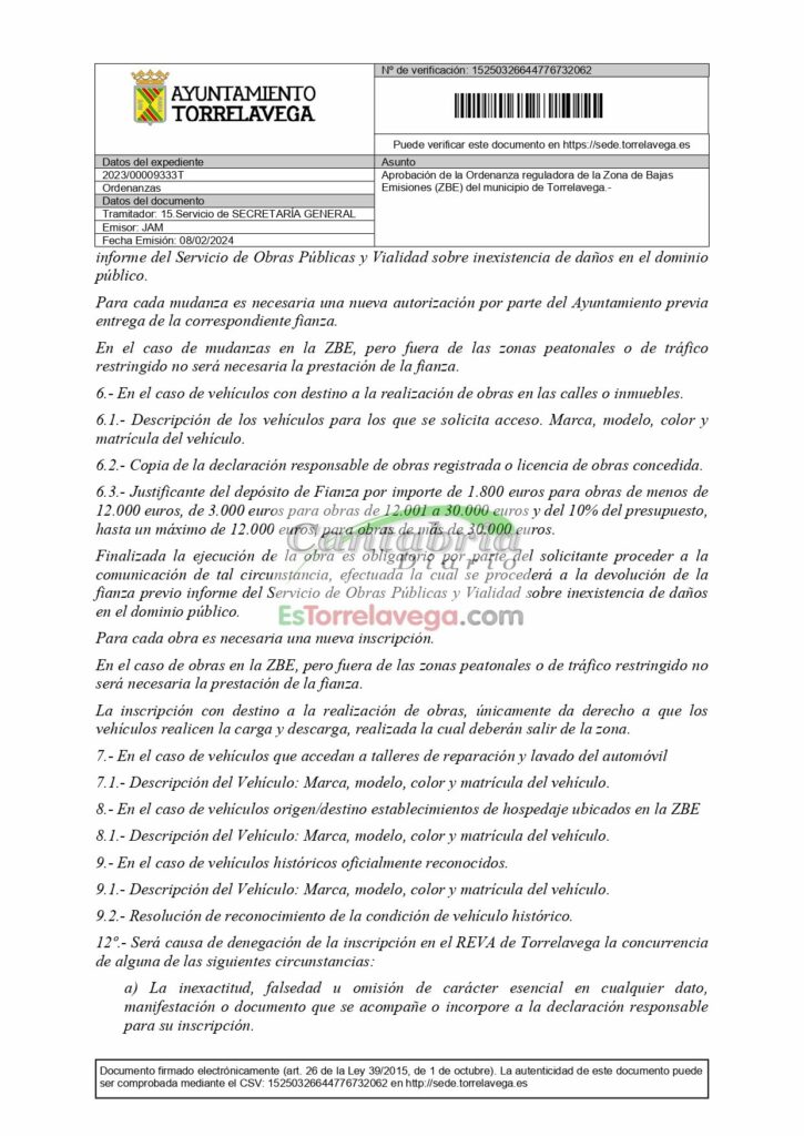 Aquí está el borrador de ordenanza de la Zona de Bajas Emisiones, con sus exclusiones y multas