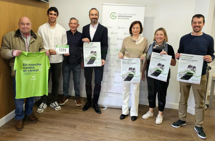 Torrelavega acogerá el 24 de marzo la VIII Marcha Contra el Cáncer