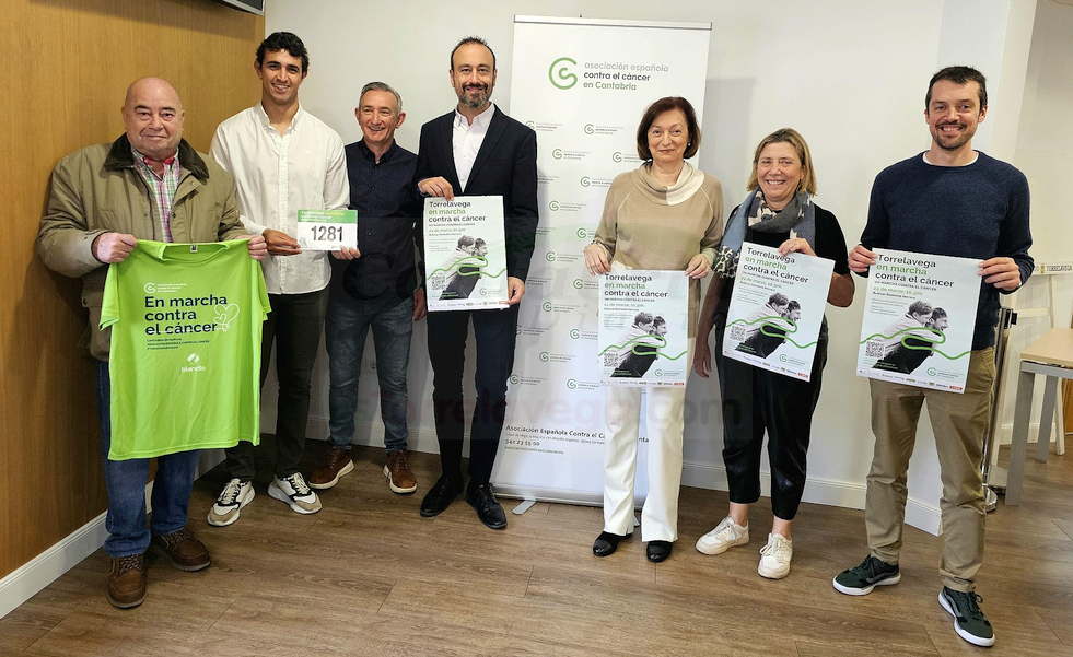 Torrelavega acogerá el 24 de marzo la VIII Marcha Contra el Cáncer