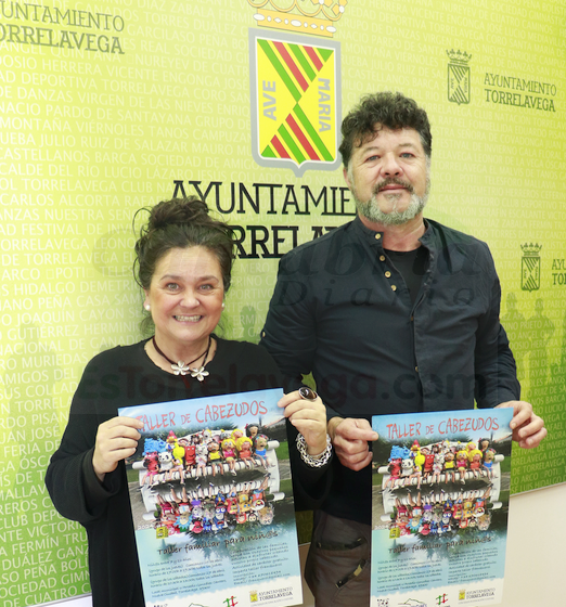 Esther Vélez y Fran Querol - El XI Taller de Cabezudos dirigido a niños/as entre 7 y 12 años comenzará el 25 de abril