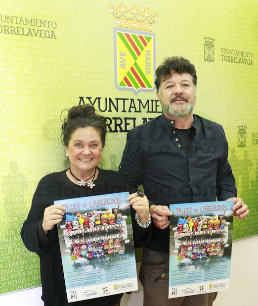 Esther Vélez y Fran Querol - El XI Taller de Cabezudos dirigido a niños/as entre 7 y 12 años comenzará el 25 de abril