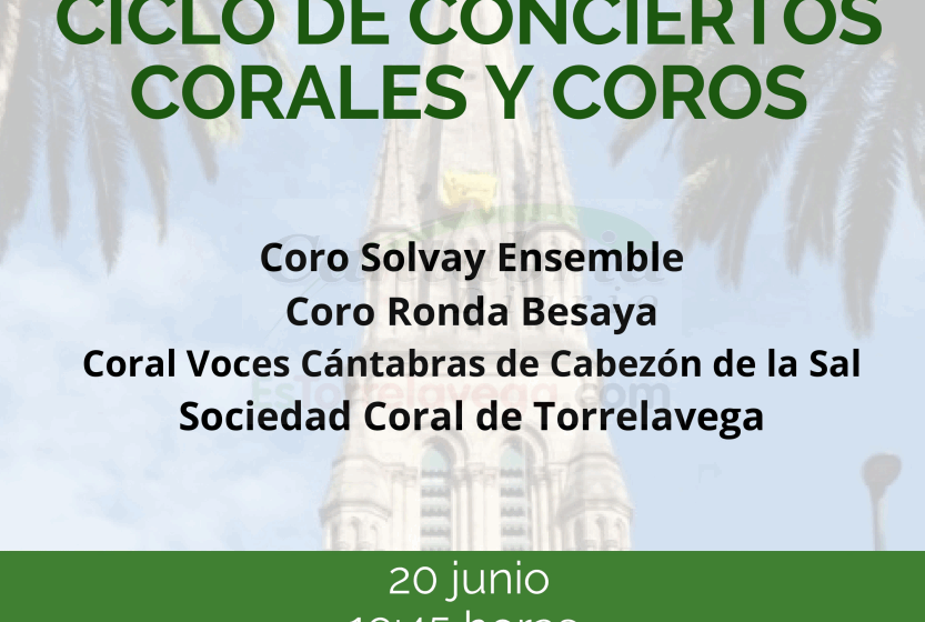 La Asunción acogerá el 20 de junio los actos del Centenario de Sociedad Coral de Torrelavega