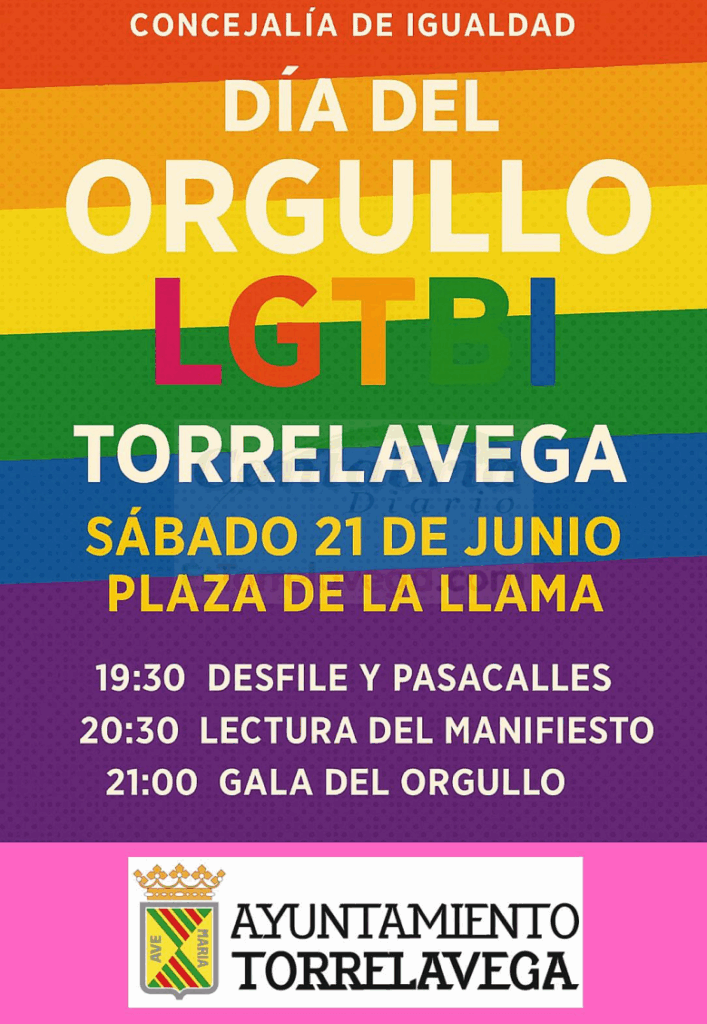 Torrelavega celebra el Orgullo 2025 con un desfile y una gala en la Plaza de La Llama