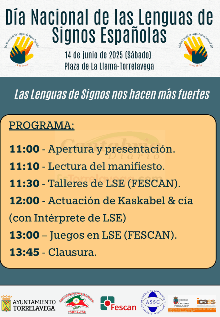 La Llama acogerá el 14 de junio el Día Nacional de las Lenguas de Signos Españolas