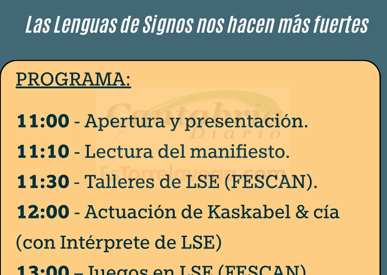 La Llama acogerá el 14 de junio el Día Nacional de las Lenguas de Signos Españolas