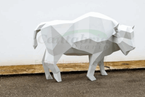 Así son las esculturas de bisontes que se instalarán en Torrelavega para convertirla en "capital del Cuaternario"