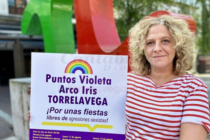 Patricia Portilla valora como ‘muy positiva’ la acogida de los Puntos Violeta y Arco Iris durante las Fiestas de la Virgen Grande 2025