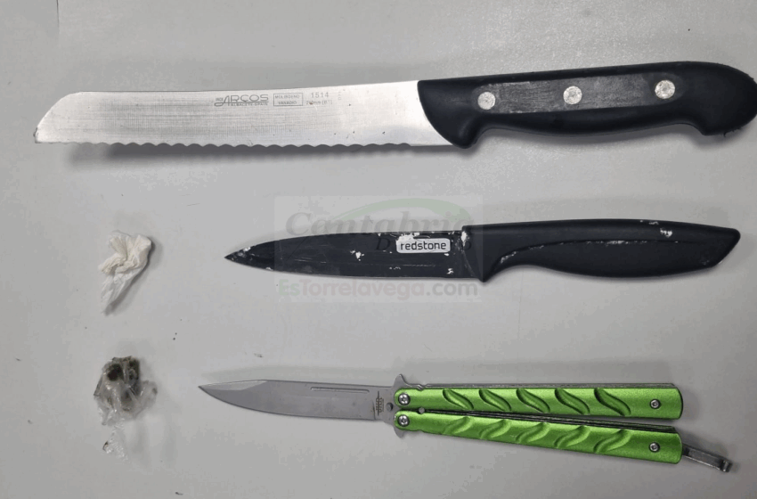  La Policía Local interviene varias armas blancas en las últimas horas