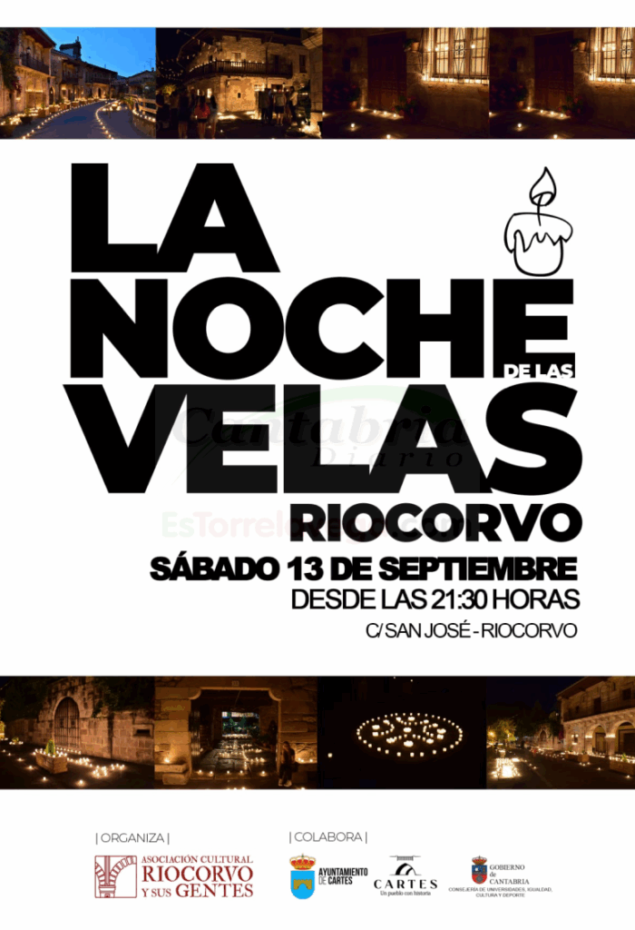 Riocorvo celebrará la quinta edición de "La Noche de las Velas"