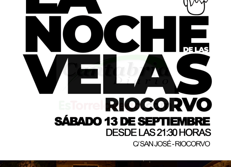 Riocorvo celebrará la quinta edición de «La Noche de las Velas»