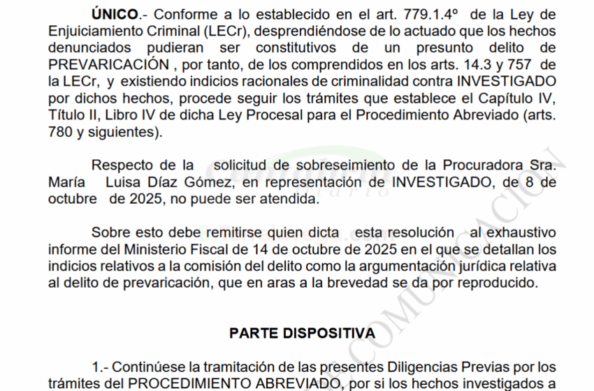 El Juzgado encuentra indicios de presunta prevaricación en el exalcalde de Santillana por la gestión del parking