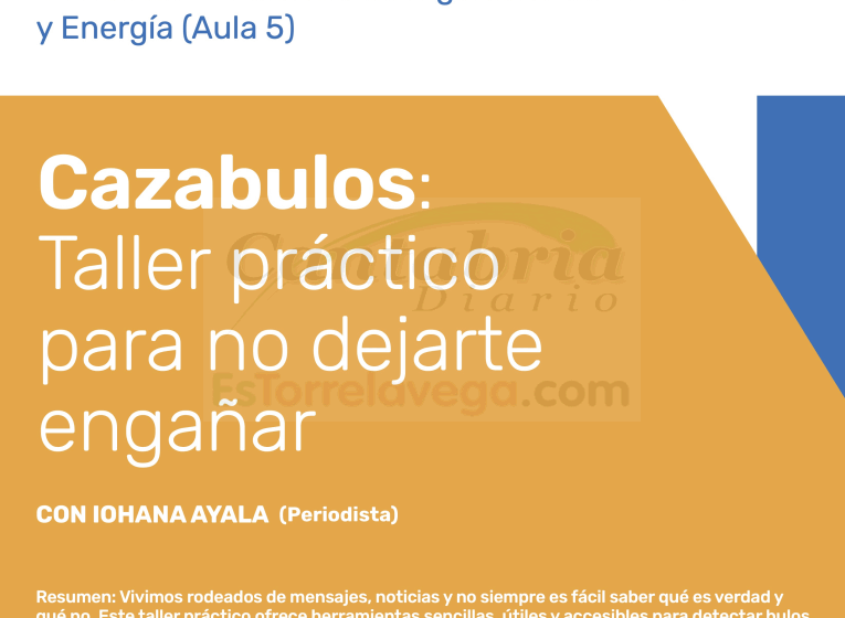  UNATE Torrelavega organiza un taller gratuito para aprender a identificar bulos y protegerse de la desinformación